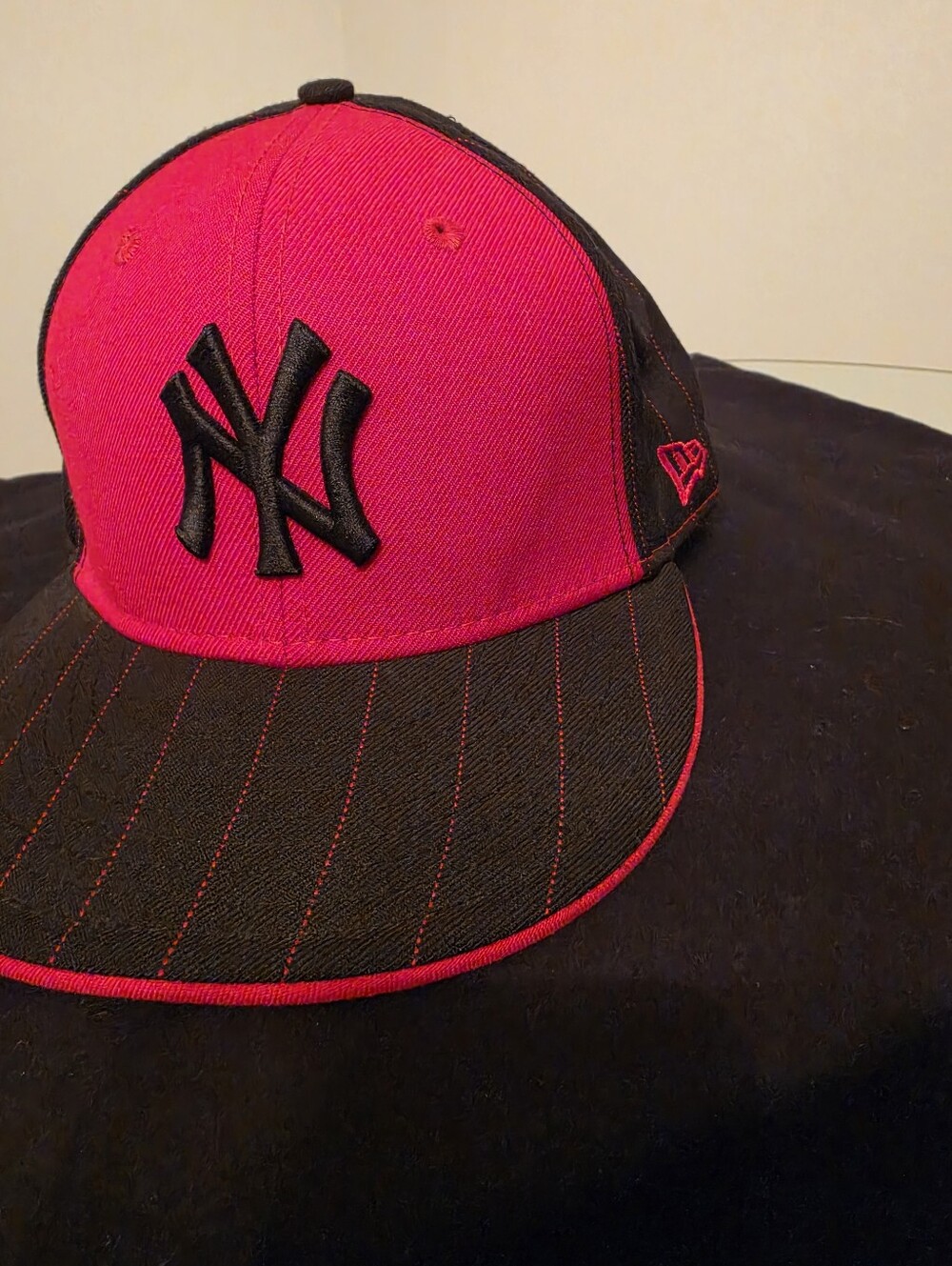 New Era Mens New York Yankees Red & Black Fitted 7 3/4